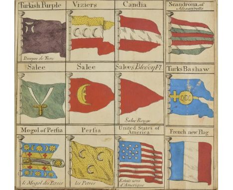 Bowles & Carver (publishers). Bowles's Universal Display of the Naval Flags of all Nations in the World..., Bowles's vue Univ