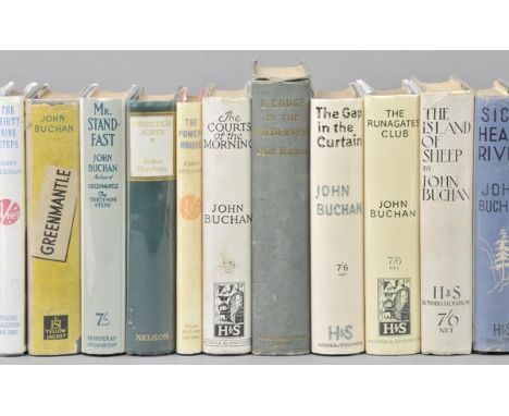 Buchan (John). The Thirty-Nine Steps, 1915; Greenmantle, 1916; Mr. Standfast, 1919, 1st eds., some light toning and a few spo