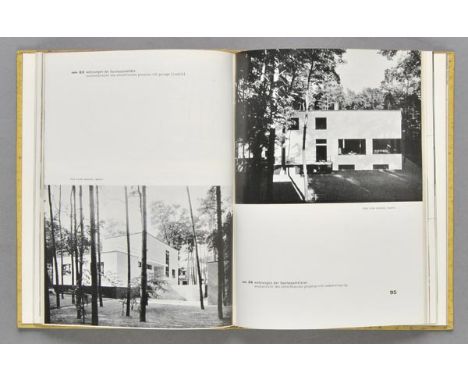 Gropius (Walter). Bauhausbauten Dessau (Bauhausbucher 12), 1st edition, Munich, Albert Langen, 1930,  monochrome illustration