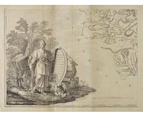 Wiltshire. Andrews (John & Dury Andrew), A Topographical Map of Wiltshire on a Scale of 2 inches to a mile from an Actual Sur