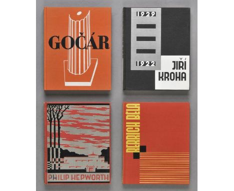 Meister der Baukunst series, 9 volumes, Geneva, 1930-32,  numerousmonochrome illustrations after photographs, occasional ligh