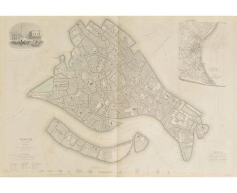 S.D.U.K. Maps of The Society for the Diffusion of Useful Knowledge, 2 volumes, published Chapman & Hall, 1844,  161 engraved 