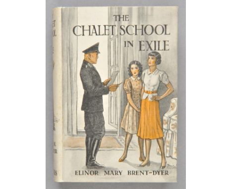 Brent-Dyer (Elinor M.). The Chalet School in Exile, 1st edition, W. & R. Chambers, 1940, free endpapers partially lightly ton