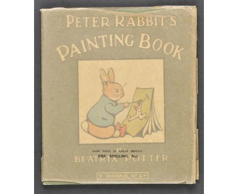 Potter (Beatrix). Peter Rabbit's Painting Book, Frederick Warne, [1911], twenty full-page illustrations (including endpapers 