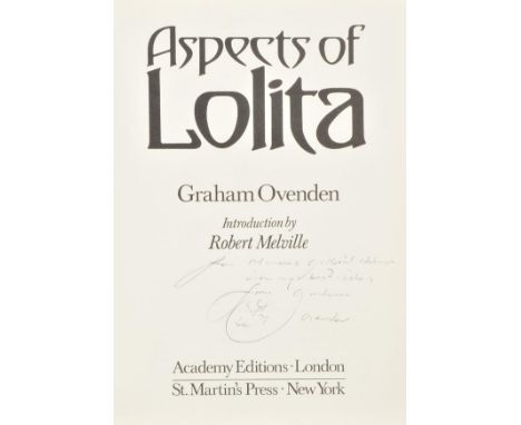 Ovenden (Graham). Aspects of Lolita, Introduction by Robert Melville, 1st edition, Academy Editions, 1976,  black and white i