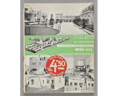 Kulka (Heinrich). Adolf Loos, Das Werk des Architekten (Neues Bauen in der Welt 4), Vienna, Anton Schroll, 1931,  portrait fr