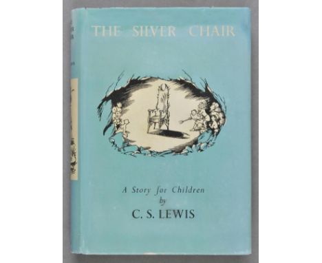 Lewis (C.S.). The Silver Chair, 1st ed., 1953, illustrations by Pauline Baynes, minor spots front and rear, original blue clo