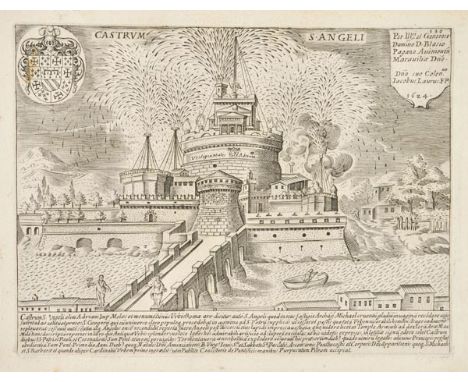 Lauro (Giacomo). Antiquae Urbis Splendor, Rome, 1637, engraved title, engraved portrait of Urbanus VIII, one-hundred and sixt