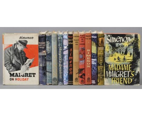 Simenon (Georges). Maigret on Holiday, 1950; Maigret Right and Wrong, 1954; Maigret & the Young Girl, 1955; Maigret and the B
