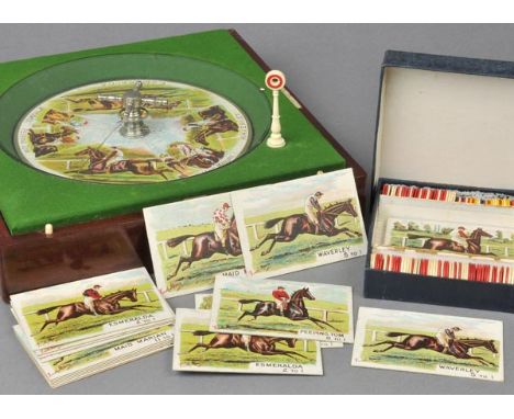 *Sandown. Roulette horse racing game, F.H. Ayres Ltd., circa 1910,  revolving metal disk applied with colour lithographed ima