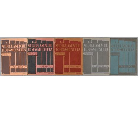 Nederlandsche Bouwmeesters. Een Reeks Studies onder leiding van W. Retera, numbers 1-5, Amsterdam, Van Munster's Uitgevers Ma