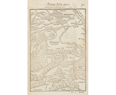 Piccolomini (Aeneas Sylvius, Pope Pius II). Opera quae extant omnia, Basel: Henricus Petri, 1551, [112], 1034, [32] pages, la