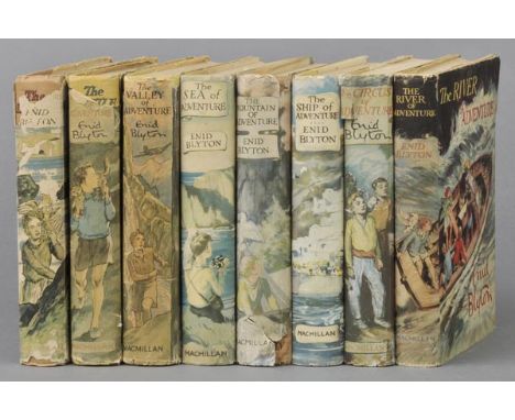 Blyton (Enid). The Island of Adventure, 1944; The Castle of Adventure, 1946; The Valley of Adventure, 1947; The Sea of Advent