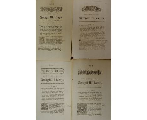 *Transportation - Australia. A group of 48 disbound Acts of Parliament relating to Transportation, 1778/1857, including 11 fr