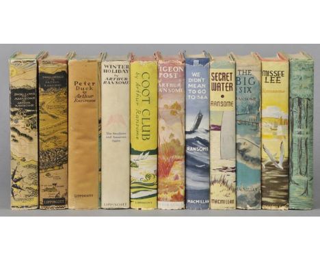 Ransome (Arthur). Swallows and Amazons, 1931; Swallowdale, 1932; Peter Duck, 3rd impression, 1933; Winter Holiday, 1934; Coot