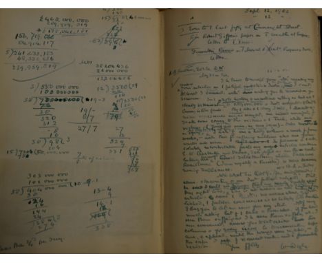 Digby (William, 1849-1904). Natural Law in Terrestrial Phenomena... , 1st edition, 1902, author's dummy copy of his own book 