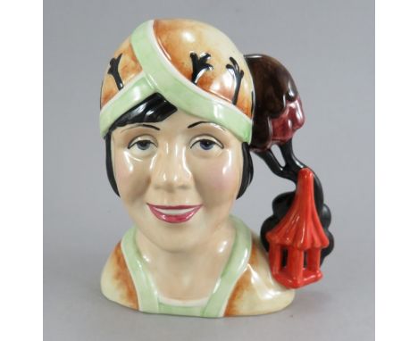 A Kevin Francis pre-production Clarice Cliff character jug. Marked to the underside: Property of Kevin Francis, Not For Sale.