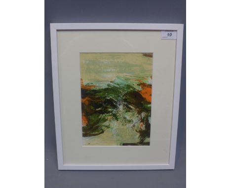 Zao Wou-Ki (1920-2013), an abstract study, lithograph, edition of 1000, 1979. H.25cm W.18cm 