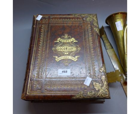 A miscellaneous collection to include a family bible, page turner, a large shell, ship in a bottle, together with a collectio