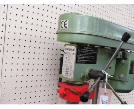 A Nordstrom 5-speed drill press, lacks owner's manual