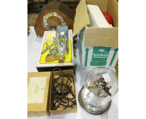 A Stanley combination plane 13-050, boxed, a vintage Grundig GCM3 microphone, boxed, and other items.