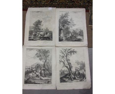 A collection of 18th century and later engravings after Rubens, Wouvermans, Zuccarelli, Hogarth and others, also, after W R B