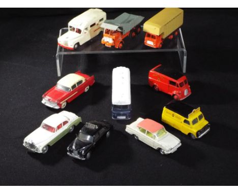 Dinky, Corgi, Budgie Toys, Morestone - 10 unboxed diecast model vehicles in various scales. Lot includes, Budgie Toys 220 Ley