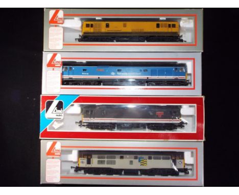 Lima -  Four boxed OO gauge Diesel Electric locomotives. Lot includes,205170 Class 73 Diesel Locomotive Op.No 73208 'Croydon'