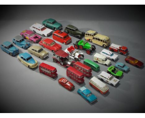 Corgi, Matchbox, Dinky and Others - 28 unboxed diecast model vehicles in various scales. Lot includes Corgi Rover 90, Dinky V