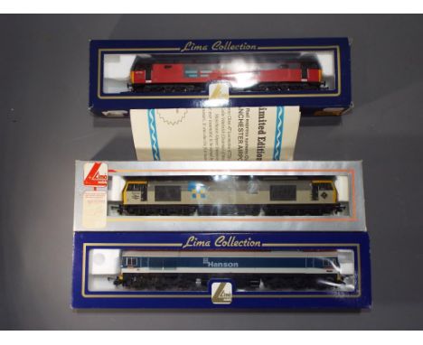 Lima - Three boxed Lima OO Gauge Diesel locomotives.Lot includes, 204739 Limited Edition no.264 Class 47 Op.No.47726 'Manches