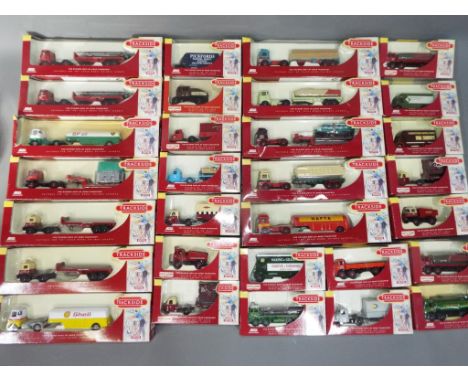 Diecast model vehicles - Lledo Limited Edition Trackside - a lot consisting of 30 scale model vans, models appear to be in mi