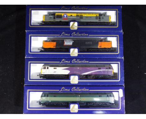Model Railways - four Lima diesel locomotives OO gauge to include 204700 CL37 Dutch/Transrail Saint Margaret 37201, 204682 CL