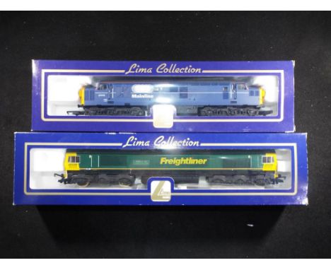 Lima - Two boxed OO Gauge Diesel locomotives. Lot consists of L205227 Class 66502 'Basford Hall Centenary 2001' Freightliner,