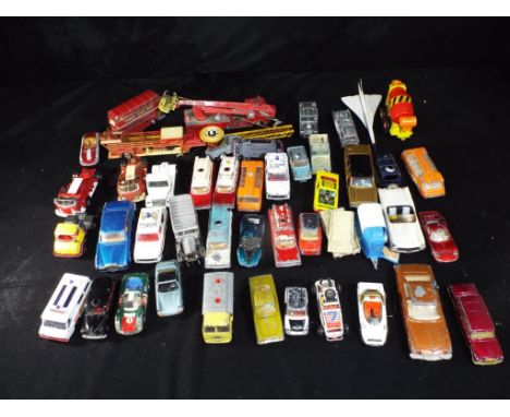 Diecast Corgi and others - in excess of 30 unboxed diecast model vehicles in various scales comprising Matchbox Kingsize K64 