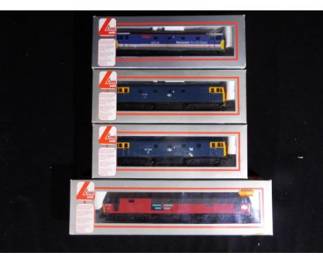 Model Railways - four Lima OO gauge diesel locomotives to include Network South East op. no.33114 Ashford 150 and British Rai