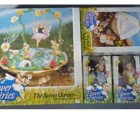 Hornby Hobbies - the Original Flower Fairies comprising T770 The Fairy Bedchamber, T763 The Secret garden and Flower Fairy, a