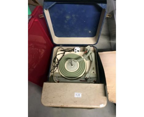 A 1960's Mannach record player