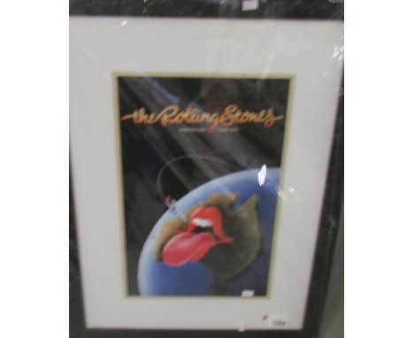 A framed and glazed Bravado limited edition print (93/200) 'The Rolling Stones Australian Tour 1973.'