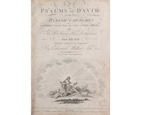 George Hay Drummond, Psalms of David for the use of Parish Churches, The Music selected &amp; Composed by Edward Miller, publ