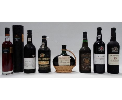 A bottle of Royal Oporto - 1977 vintage, together with five other various bottles of port and a bottle of malmsey. (6)