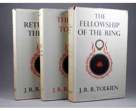 Tolkien J.R.R. The Lord of the Rings, 3 volumes, The Fellowship of the Ring, sixth impression, The Two Towers, third impressi