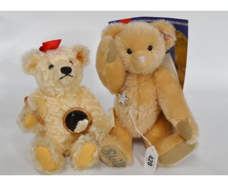 Modern Steiff bear 'Monday's Bear'; together with another bear 'Teddy Bear Krystopher', certificates (2).