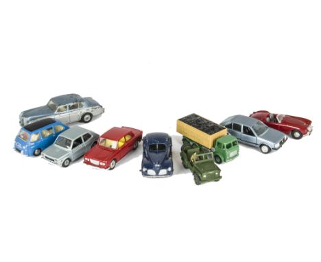 Various Diecast, including Mercury No.33 Lancia Fulvia, Mebetoys A-54 Fiat 127, Budgie Leyland Coal Lorry, Dinky 674 Austin C