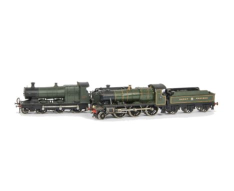 Kitbuilt OO Gauge GWR 2-6-0 'Mogul' Locomotives and Tenders, both from white-metal body kits, comprising Churchward '4300' cl