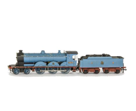 A Kitbuilt OO Gauge Caledonian Railway 4-6-0 'Cardean' Type Locomotive and Tender, well-made from a white-metal kit and paint