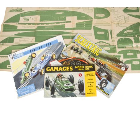 Gamages and Tri-ang Scalextric Catalogues, Gamages Model Book 1965-1966 featuring Scalextric, Airfix MMR,VIP, Playcraft Champ