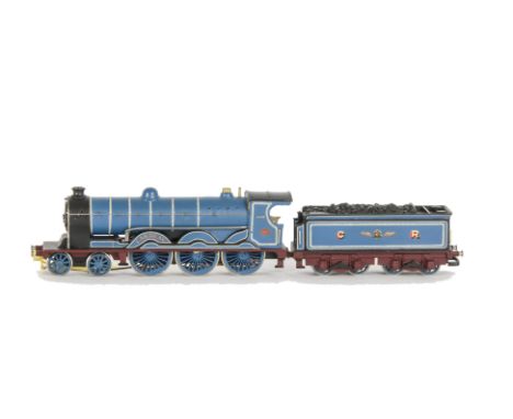 A Kitbuilt OO Gauge Caledonian Railway 4-6-0 'Cardean' Locomotive and Tender, well-made from a GEM white-metal kit and nicely