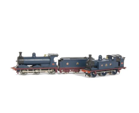 Kitbuilt OO Gauge Caledonian Railway 0-6-0 Locomotives, both from white-metal kits, comprising 0-6-0 and tender no 812 by DJH