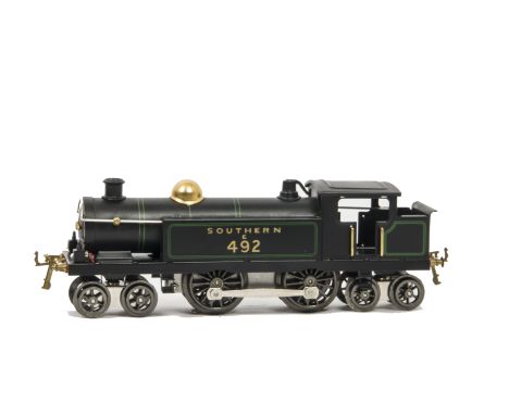 An ACE Trains O Gauge 3-rail C/1 '4-4-4' Tank Locomotive, in lined SR black as no E492, VG-E, appears never run but with slig