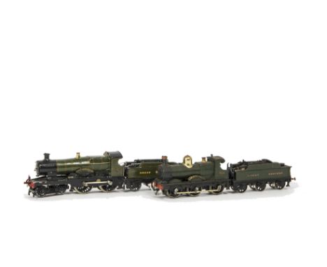 Kitbuilt OO Gauge GWR Outside-Framed Locomotives and Tenders, both from white-metal kits, comprising 'City' class 4-4-0 no 37